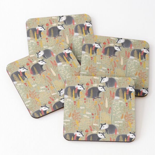 Item preview, Bashful Badgers designed and sold by Pedra Panda.