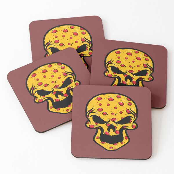 Item preview, Skull pizza face  designed and sold by Donutlovers.