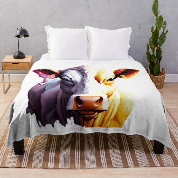 Item preview, Adorable Multicolored Cow - Every Girl's Dream - Digital Art Style designed and sold by PixelSpectrum.