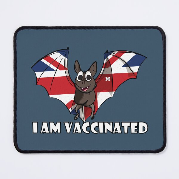 Item preview, Funny bat on a uk flag  designed and sold by Donutlovers.