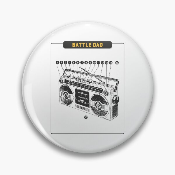 Item preview, Battle Dad Boom Box Time designed and sold by Battle-Dad-Tees.