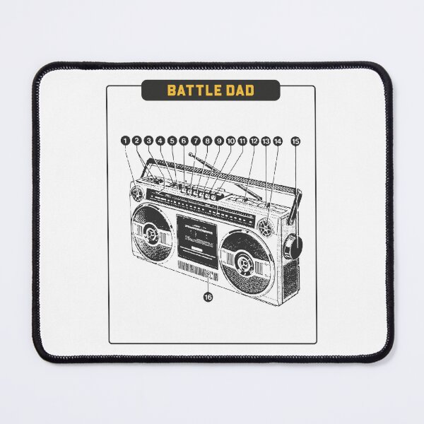Item preview, Battle Dad Boom Box Time designed and sold by Battle-Dad-Tees.