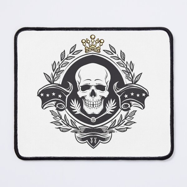 Item preview, Skull and Laurels designed and sold by CoutureCrypt.