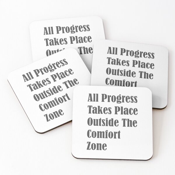 Item preview, all progress takes place outside the comfort zone  designed and sold by rimbuy.