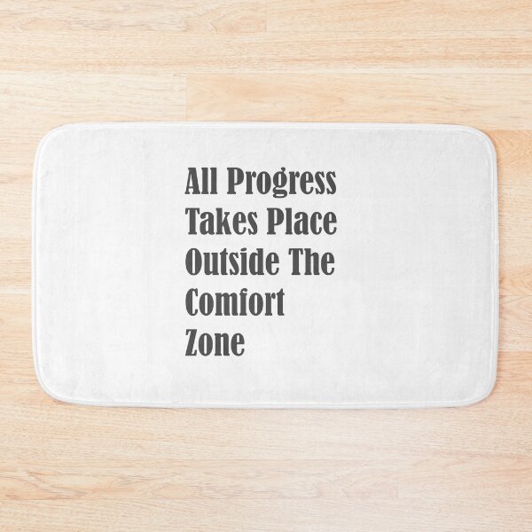 Item preview, all progress takes place outside the comfort zone  designed and sold by rimbuy.
