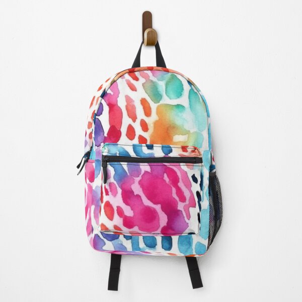 Item preview, Colorful multi animal print watercolor pattern designed and sold by DaisyMarroquin.