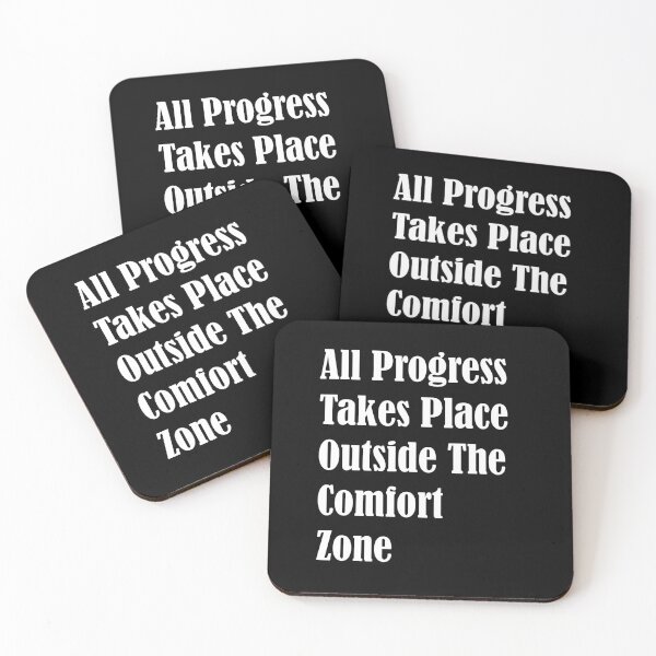 Item preview, all progress takes place outside the comfort zone  designed and sold by rimbuy.