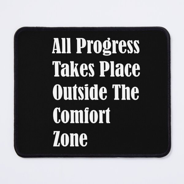 Item preview, all progress takes place outside the comfort zone  designed and sold by rimbuy.
