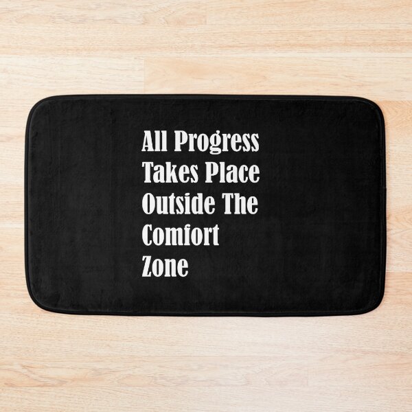 Item preview, all progress takes place outside the comfort zone  designed and sold by rimbuy.