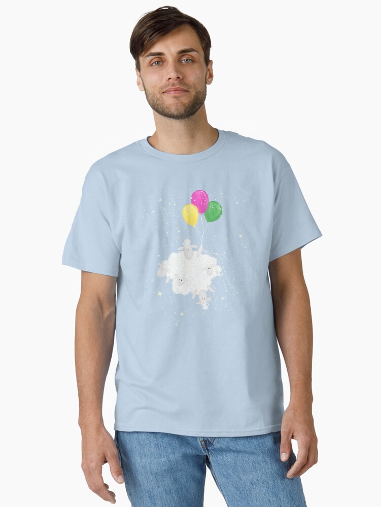 Thumbnail 1 of 7, Classic T-Shirt, Cloud Drifters designed and sold by ImagineMeraki.