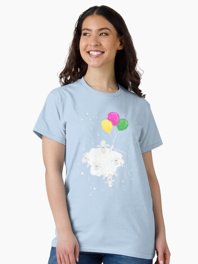 Thumbnail 2 of 7, Classic T-Shirt, Cloud Drifters designed and sold by ImagineMeraki.