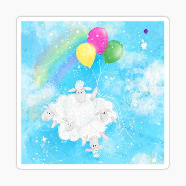 Cloud Drifters Sticker