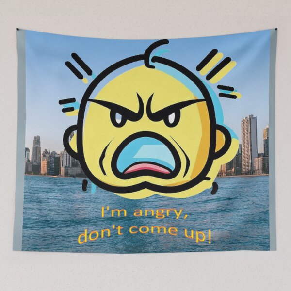 Item preview, I'm angry, don't come up - anger emoticon icon  designed and sold by JaroDesign2023.