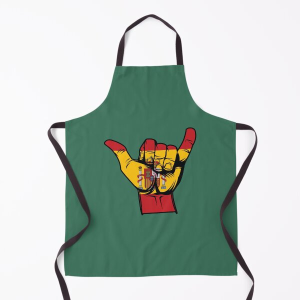 Item preview, Spanish flag on Shaka hand designed and sold by Donutlovers.