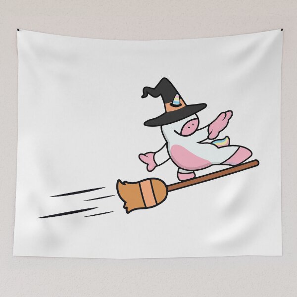 Item preview, Unicorn Broom designed and sold by inksycutsy.