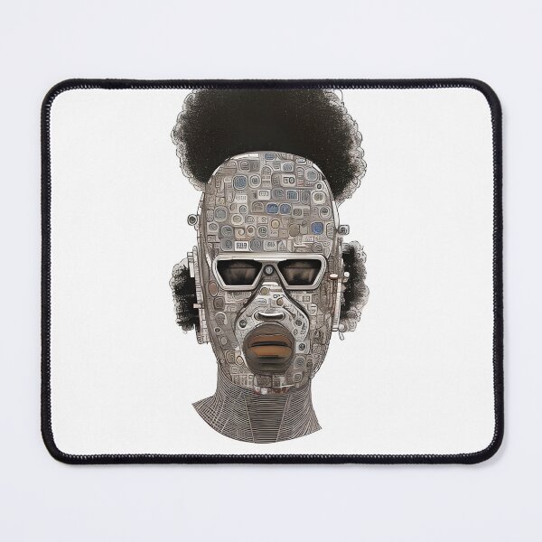 Item preview, Galaxy Afro Knight - Afro Futurism designed and sold by Wolfsee.