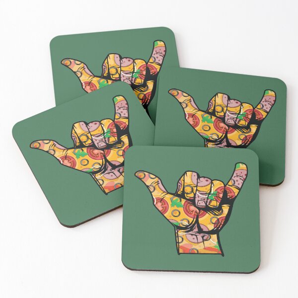 Item preview, Pizza shaka hand  designed and sold by Donutlovers.