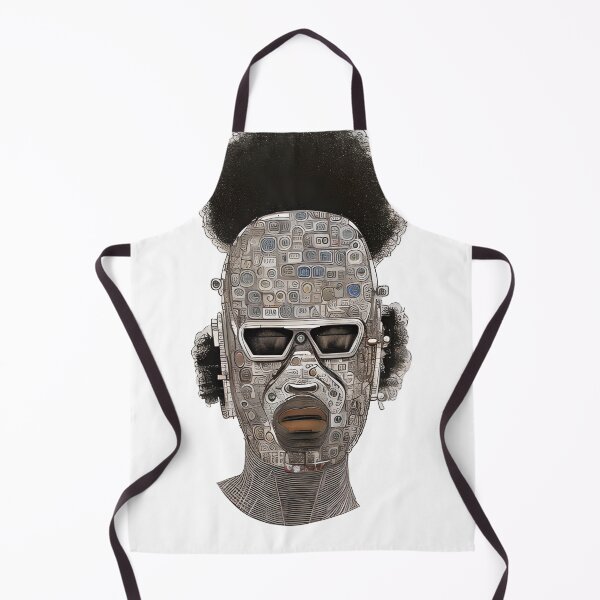 Item preview, Galaxy Afro Knight - Afro Futurism designed and sold by Wolfsee.