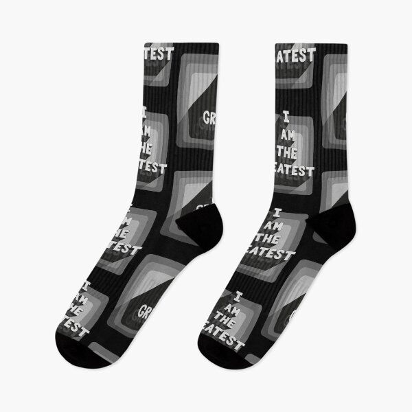 Item preview, Sports Affirmation, I am the Greatest, Dad gift grayscale designed and sold by Anomalypark.