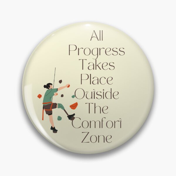 Item preview, all progress takes place outside the comfort zone  designed and sold by rimbuy.