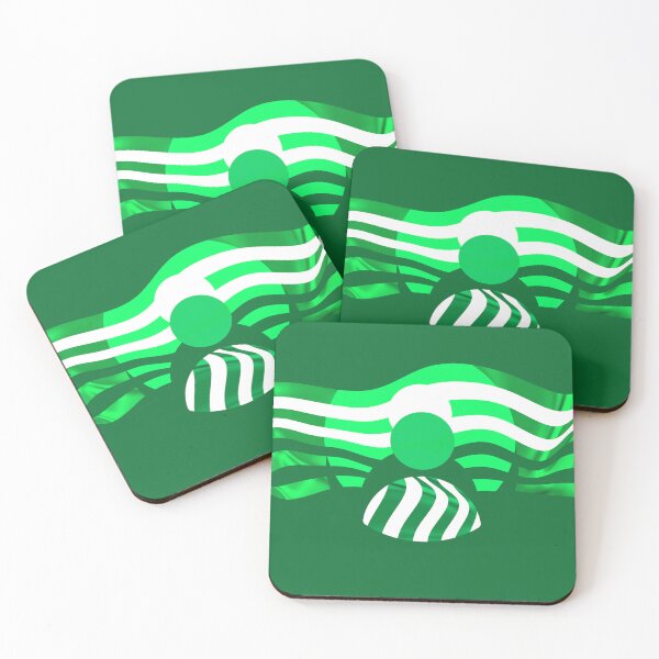 Item preview, green sportive profile of white and stripes designed and sold by AlbertoRuiZ.