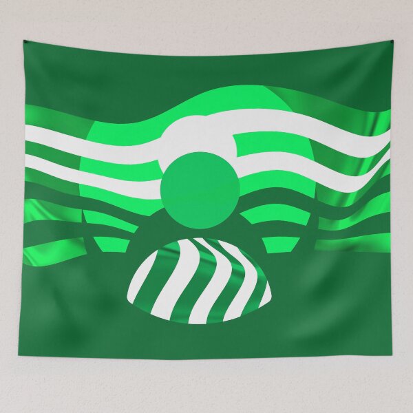 Item preview, green sportive profile of white and stripes designed and sold by AlbertoRuiZ.
