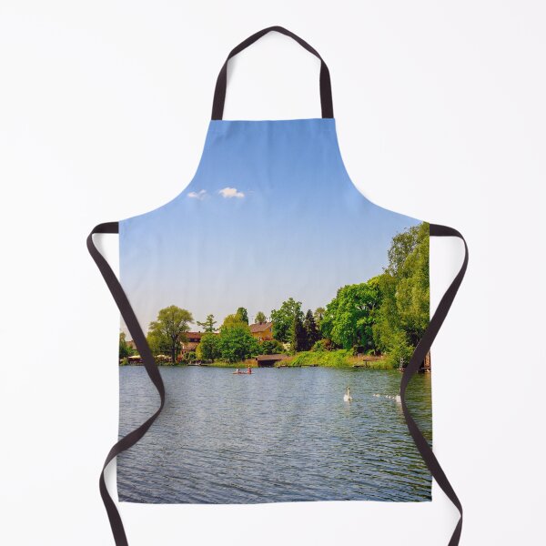 Item preview, Swan Family Outing on Wessling Lake designed and sold by Kasia Design.