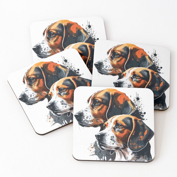 Item preview, Beagles, Loyalty Dogs designed and sold by MVDigitalArt.