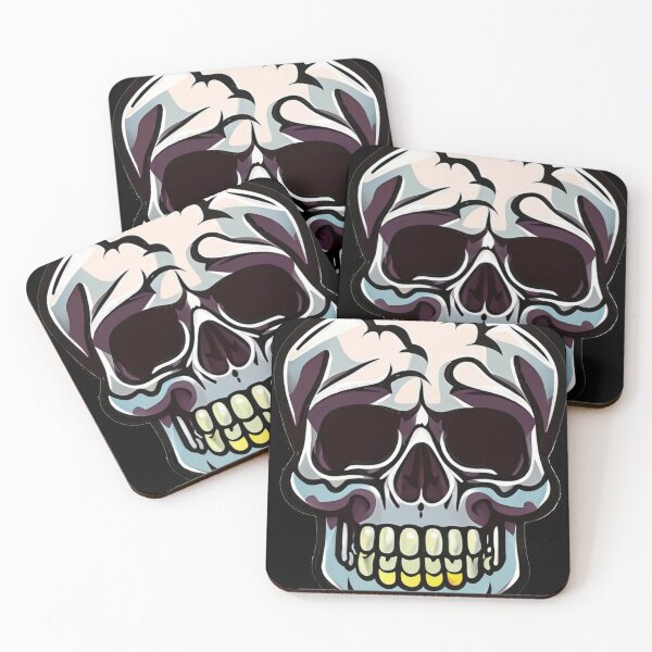 Item preview, Cartoon Skull Cheerful Ghost designed and sold by czarnyfeniks.