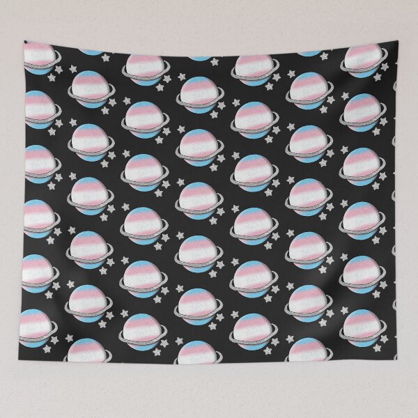 Item preview, Transgender Pride planet  designed and sold by Becky-Marie.