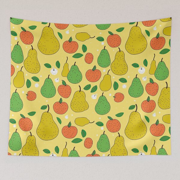 Item preview, Colorful Apples And Pears Fruit Pattern designed and sold by Wonder Of Light.