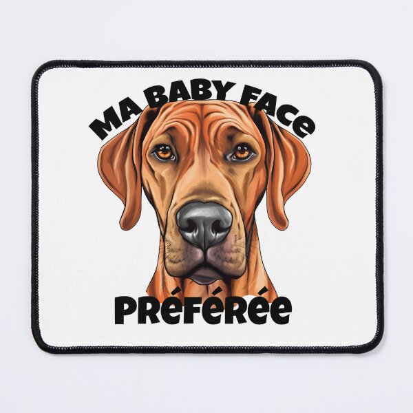 Item preview, My favorite baby face - Vizsla dog head with French lettering. designed and sold by isaweb.