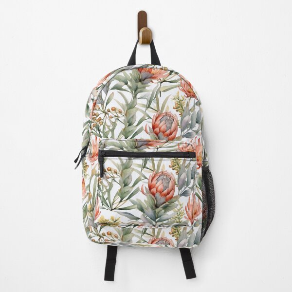 Item preview, Peach protea pattern designed and sold by Lillypot-Prints.