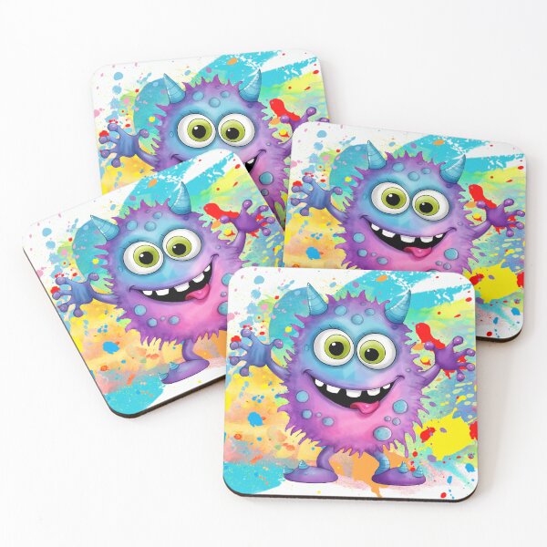 Item preview,   Cute and Funny Smiling Monster with Horns T-shirts and Stickers Design  designed and sold by PatriciaReyes.