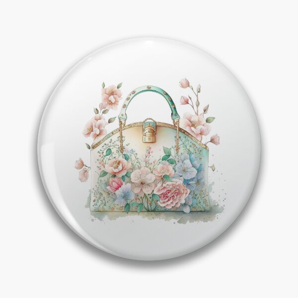 Artikelvorschau, Luxuriöse Designer-Tasche mit Blumenmuster entworfen und verkauft von DreamiDreams.