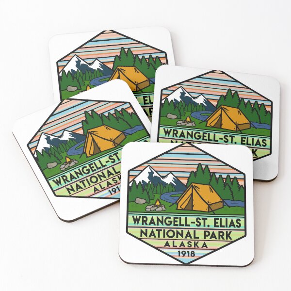 Item preview, Wrangell St.-Elias National Park Hexagon designed and sold by VanyaKar.