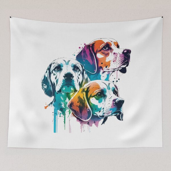 Item preview, Beagles, Intelligence Dogs designed and sold by MVDigitalArt.