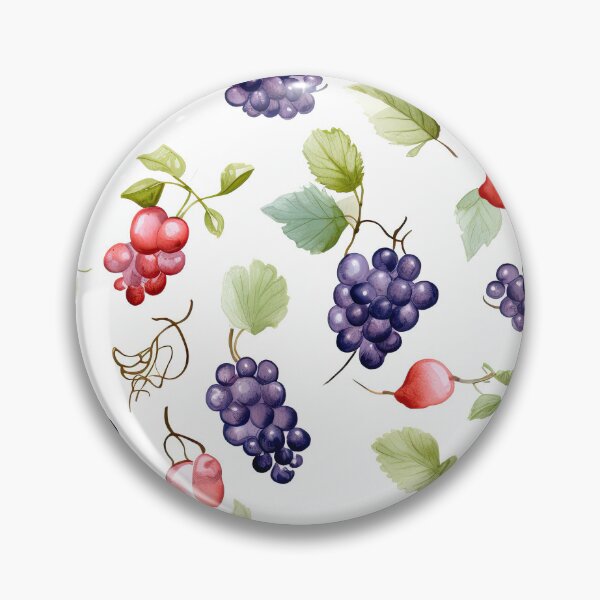 Item preview, Colorful Grapes Fruit Pattern designed and sold by Wonder Of Light.