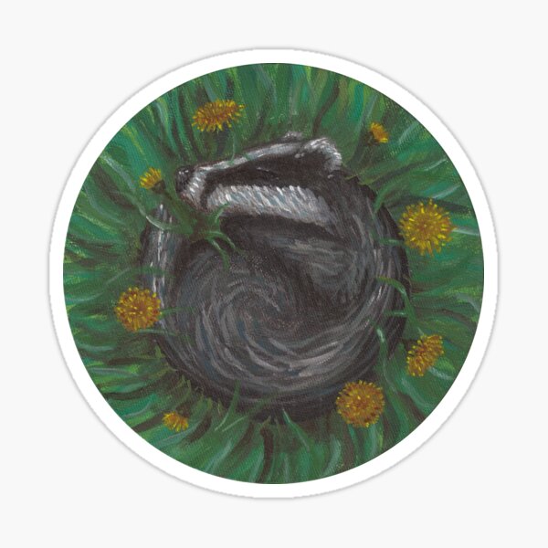 King of the Badgers Sticker