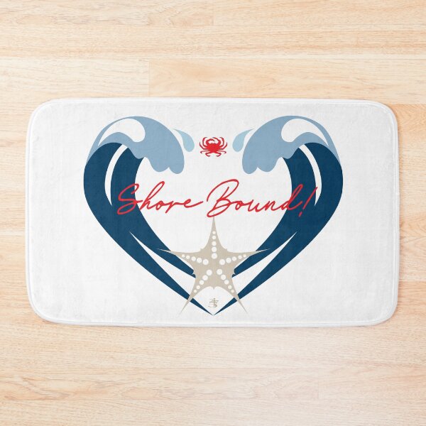 Item preview, Shore Bound, with Heart Wave designed and sold by ArtDoor54.