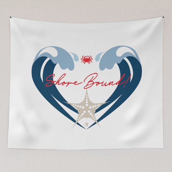Item preview, Shore Bound, with Heart Wave designed and sold by ArtDoor54.