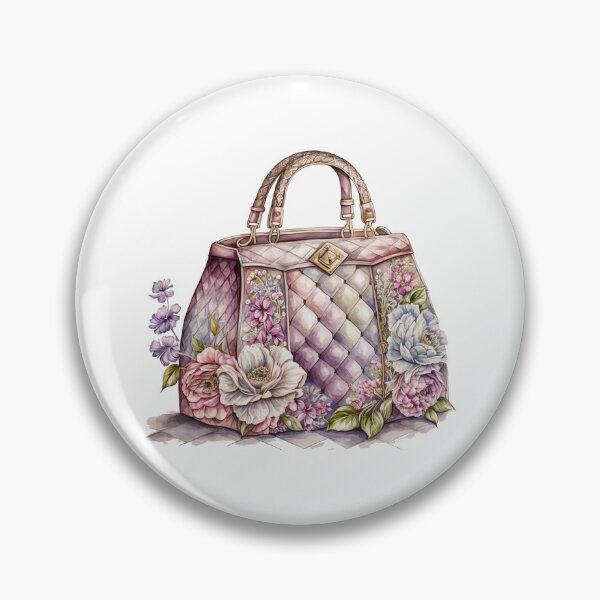 Artikelvorschau, Luxuriöse Designer-Tasche mit Blumenmuster entworfen und verkauft von DreamiDreams.