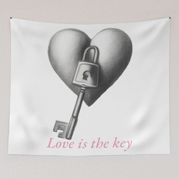 Item preview, Love is the key designed and sold by Merelita.