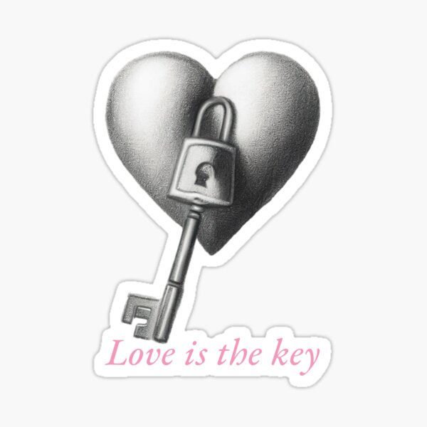 Item preview, Love is the key designed and sold by Merelita.