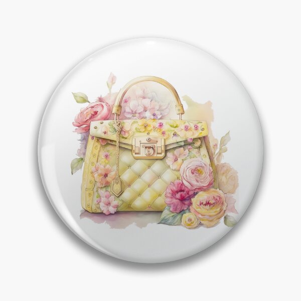 Artikelvorschau, Luxuriöse Designer-Tasche mit Blumenmuster entworfen und verkauft von DreamiDreams.