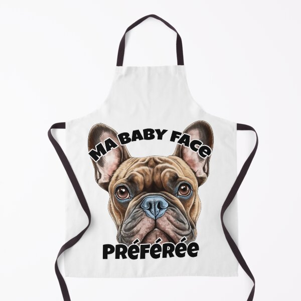 Item preview, My favorite baby face - French Bulldog dog face (French bulldog) with French lettering. designed and sold by isaweb.
