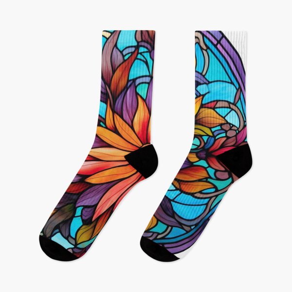 Item preview, Flowers Stained Glass 2 designed and sold by BloomBoutiqueTs.