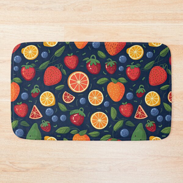 Item preview, Colorful Oranges And Strawberries Fruit Pattern designed and sold by Wonder Of Light.