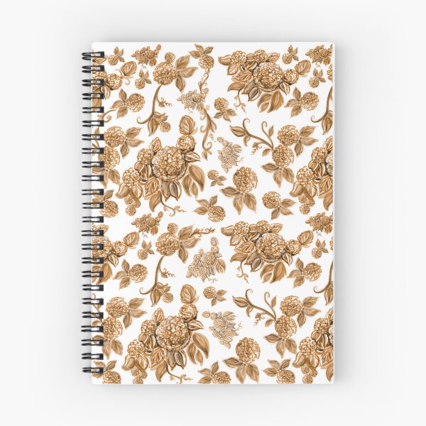 Item preview, Autumn Brown Hydrangea Floral Print with Hidden Mickeys designed and sold by PrissDodrill-86.