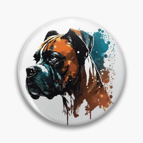 Item preview, Boxers, Friendly Dogs designed and sold by MVDigitalArt.